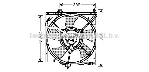 AVA QUALITY COOLING Ventilaator,mootorijahutus DN7502